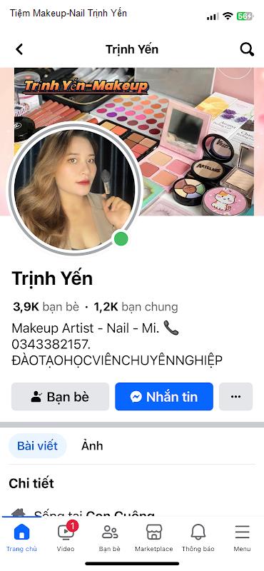 Tiệm Makeup-Nail Trịnh Yến